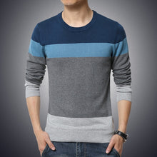 Load image into Gallery viewer, Casual Men's Sweater O-Neck Striped Slim Fit Knittwear 2020