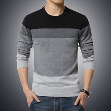 Load image into Gallery viewer, Casual Men's Sweater O-Neck Striped Slim Fit Knittwear 2020