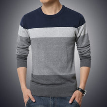 Load image into Gallery viewer, Casual Men's Sweater O-Neck Striped Slim Fit Knittwear 2020