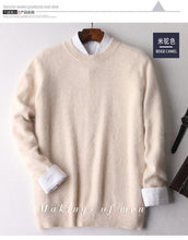 Load image into Gallery viewer, Super Warm 100% Mink Cashmere Sweater Men 2020