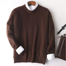 Load image into Gallery viewer, Super Warm 100% Mink Cashmere Sweater Men 2020