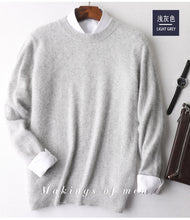 Load image into Gallery viewer, Super Warm 100% Mink Cashmere Sweater Men 2020
