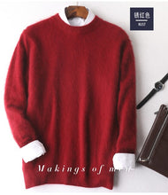 Load image into Gallery viewer, Super Warm 100% Mink Cashmere Sweater Men 2020
